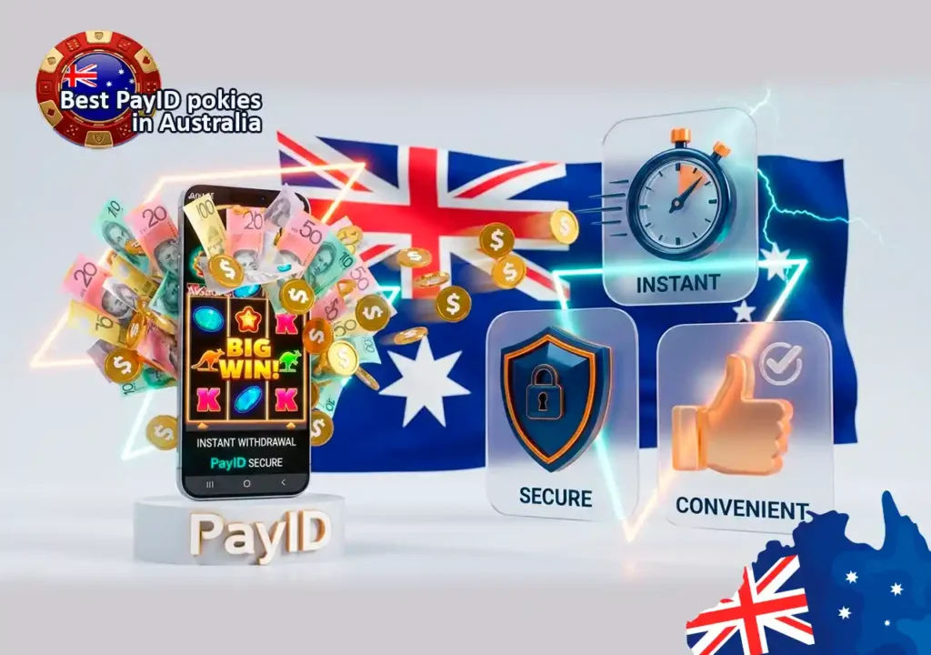 Key benefits of using PayID for online pokies including speed and security.